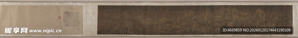 古朴长条装饰木板