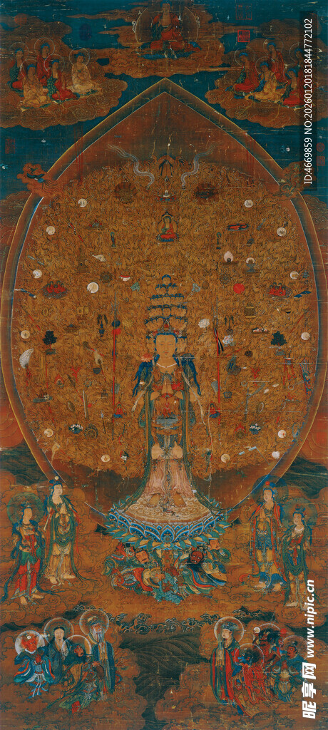 精美古代壁画艺术作品