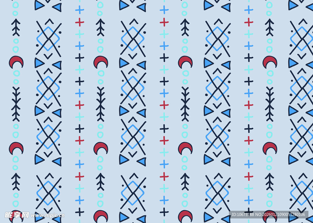 北欧风几何图案装饰背景