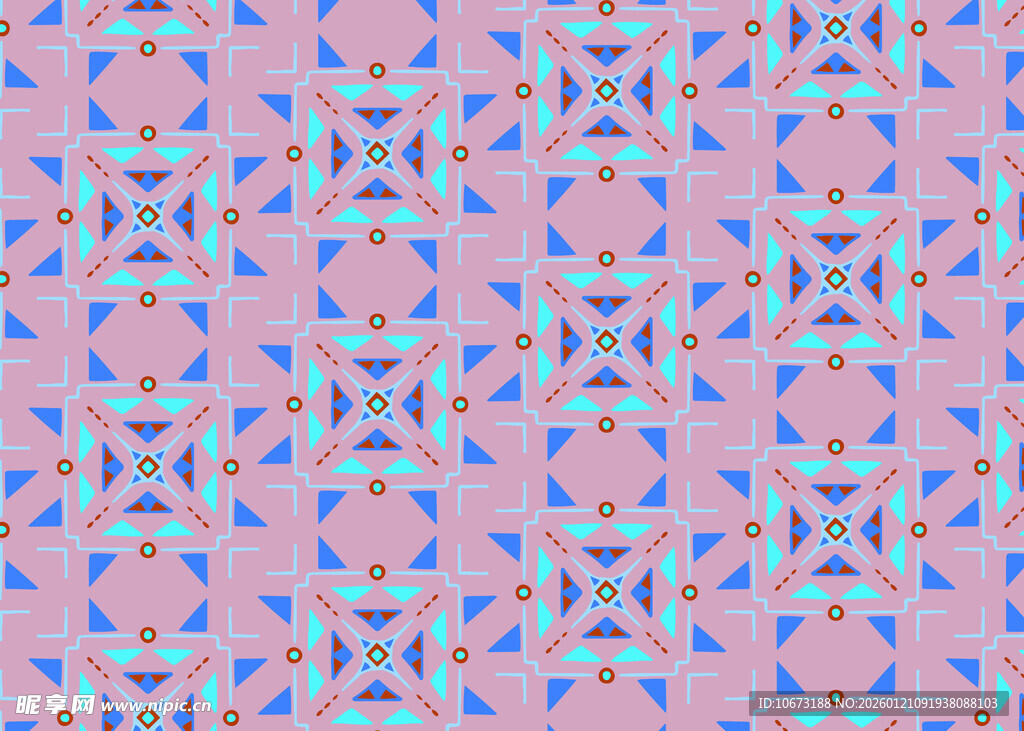 梦幻渐变几何图案背景