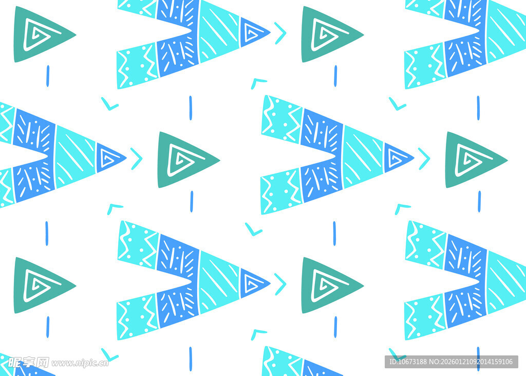 几何三角图案无缝背景