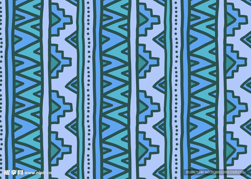 蓝绿色几何图案纹理背景