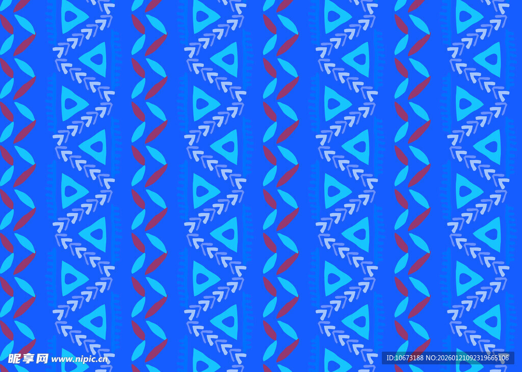 蓝色几何图案背景纹理