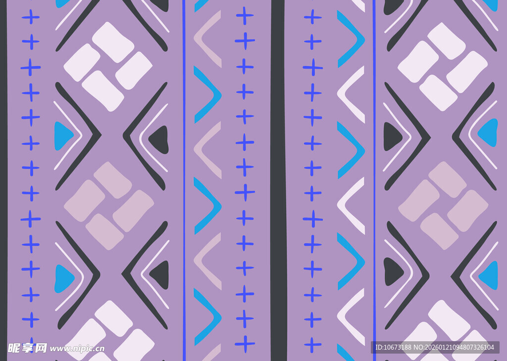 紫色几何图案装饰纹理