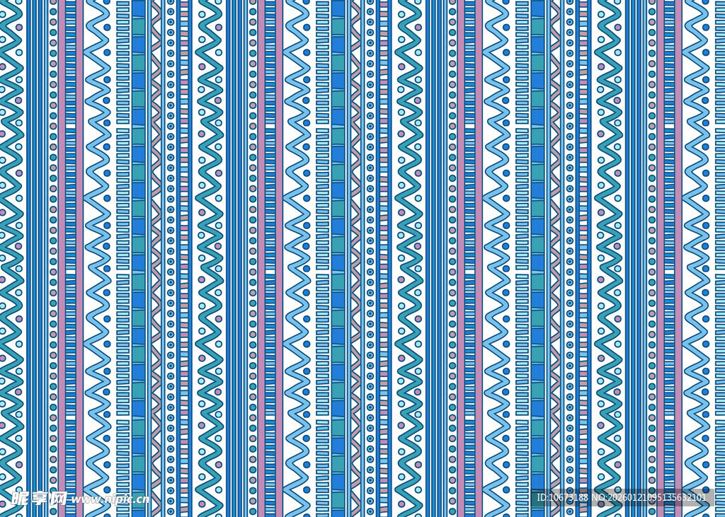 蓝紫色条纹几何图案背景
