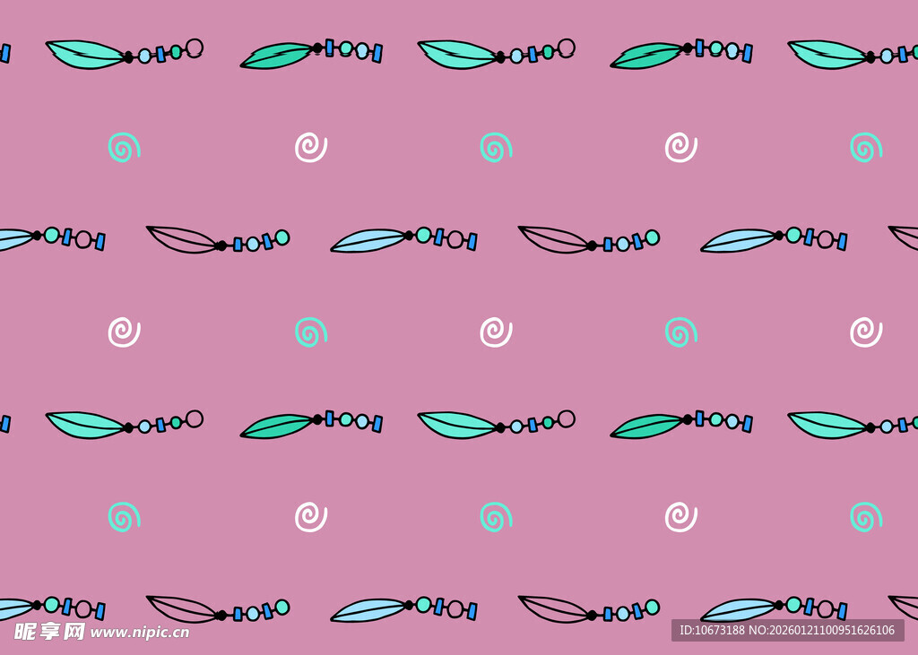 粉色背景眼镜波点图案