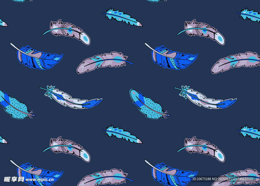 羽毛图案 