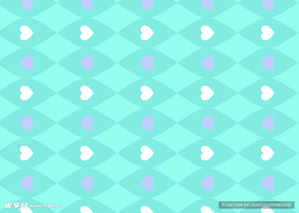 清新几何图案背景