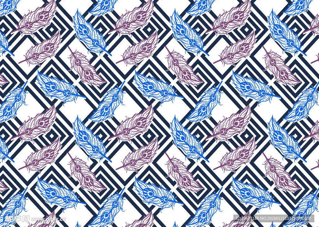 几何图案纹理背景图