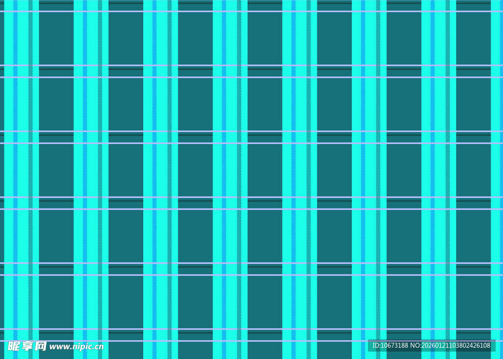 蓝绿色格子纹理背景图