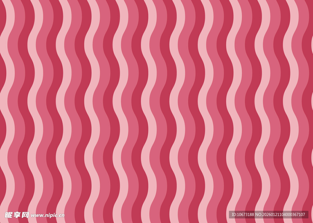粉色波浪纹图案背景