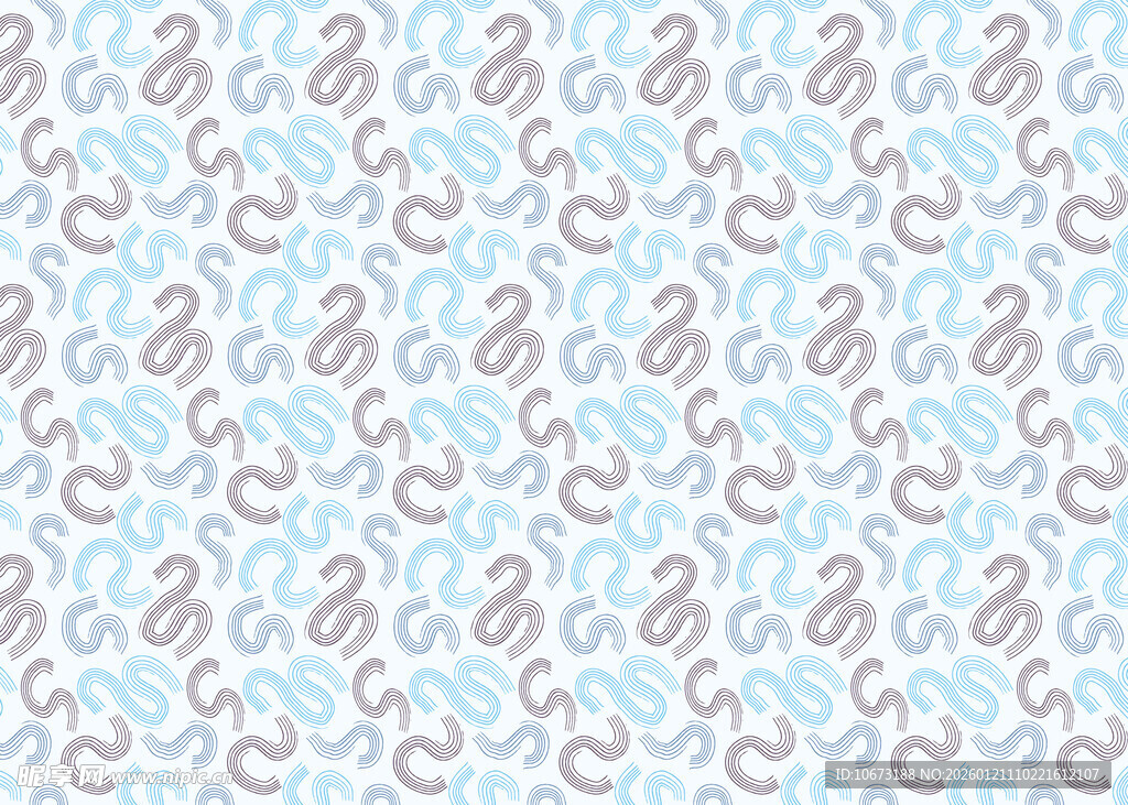 浅蓝色动物图案背景