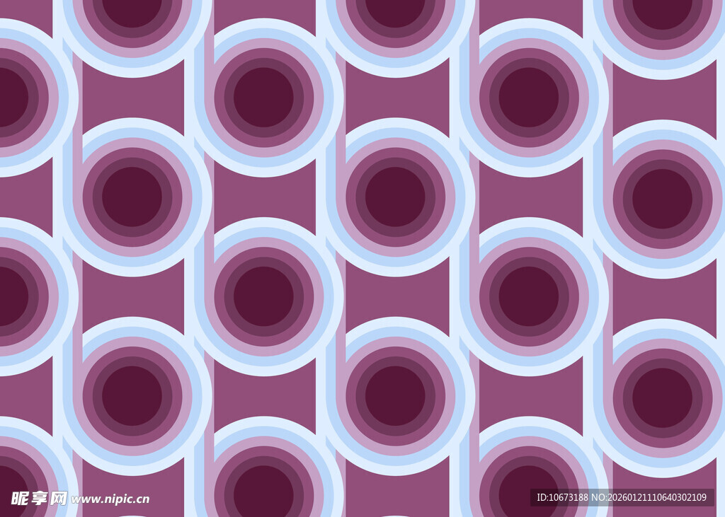 紫色圆形几何图案背景