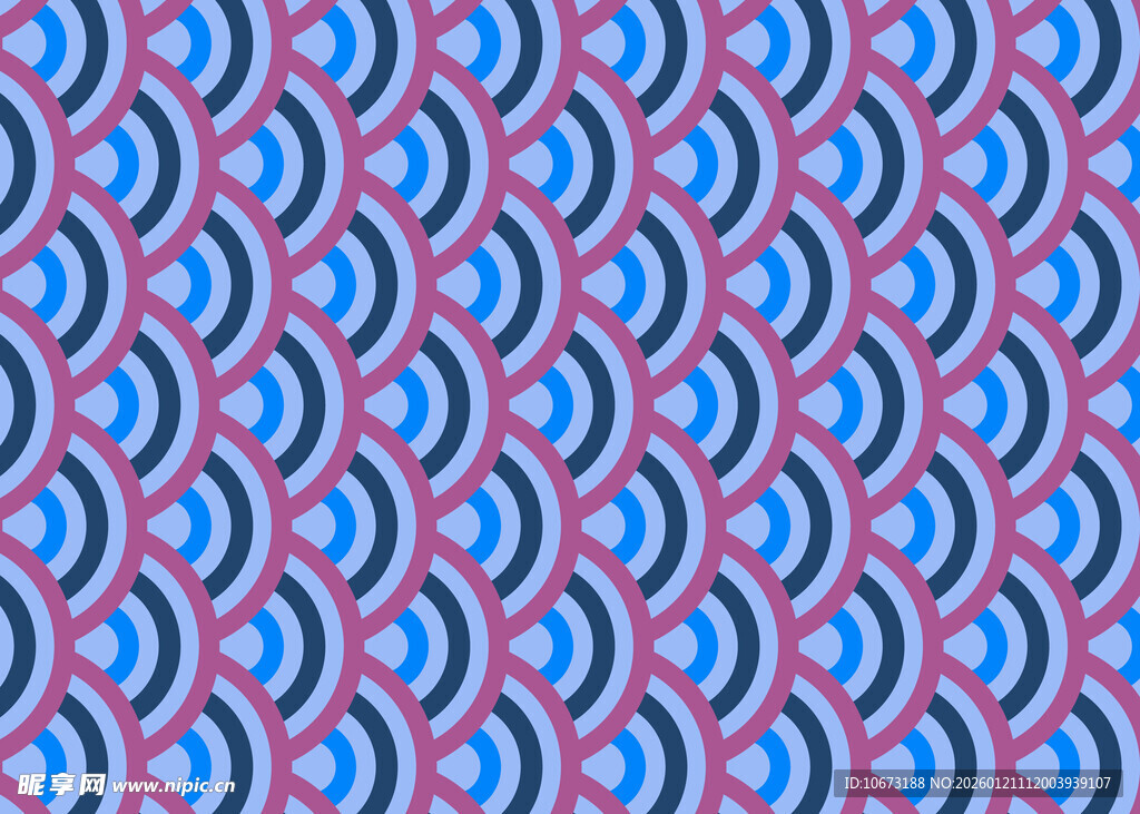 蓝紫波纹几何图案纹理