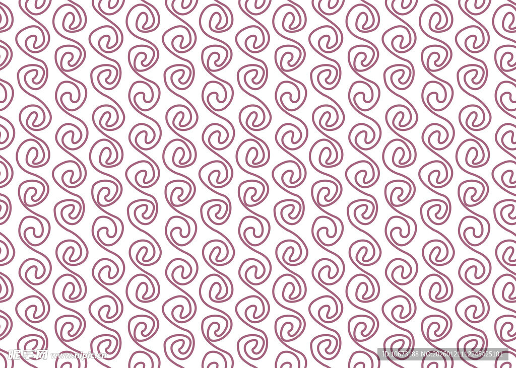 粉色花纹无缝图案背景