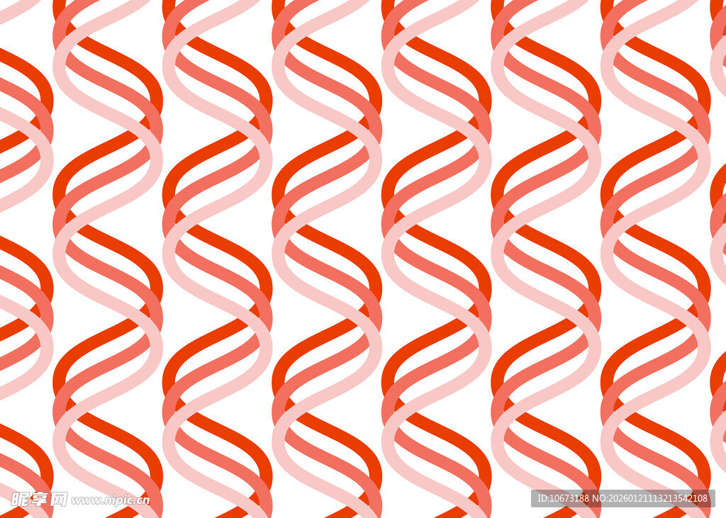 红白相间螺旋糖果图案