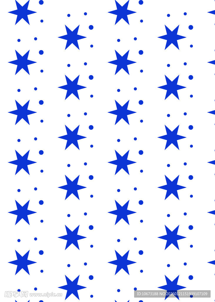 蓝色星星图案背景