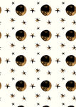 星星月亮图案背景纹理
