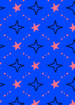 蓝色背景星星图案纹理