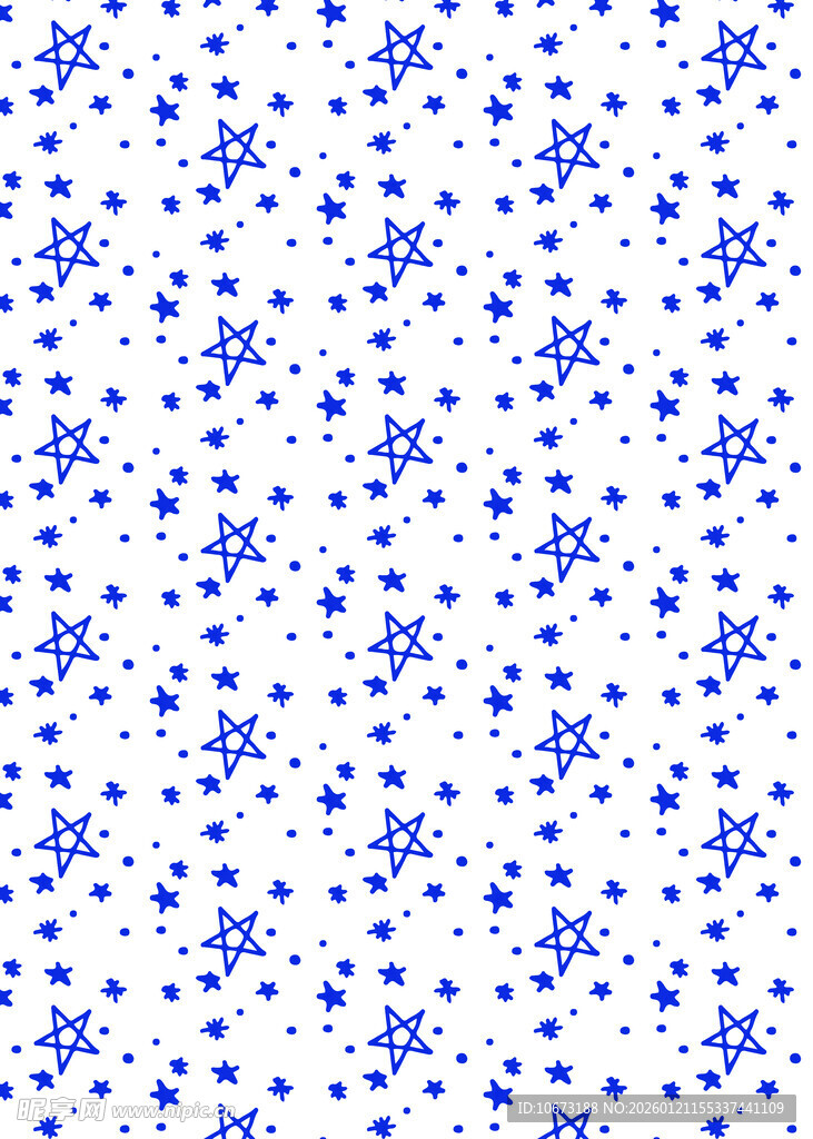 蓝白雪花图案背景纹理