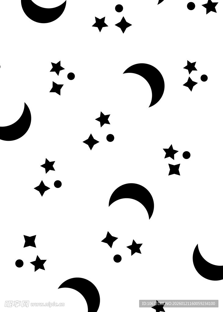 星月图案背景