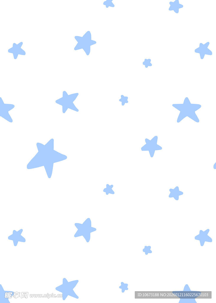 浅蓝色星星图案背景