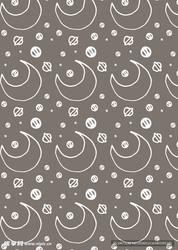 简约几何圆形图案背景