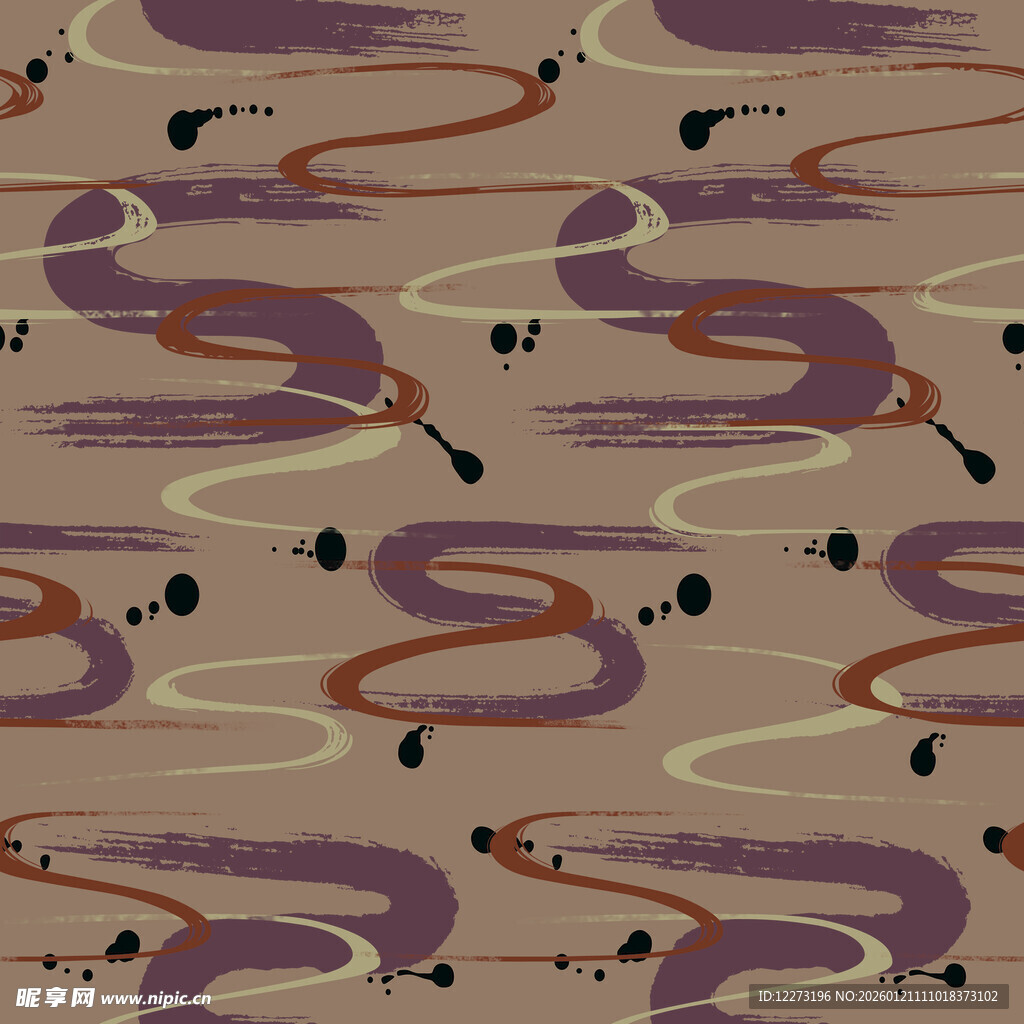 抽象蛇形图案纹理背景