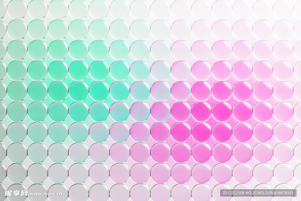 多彩渐变圆形图案纹理