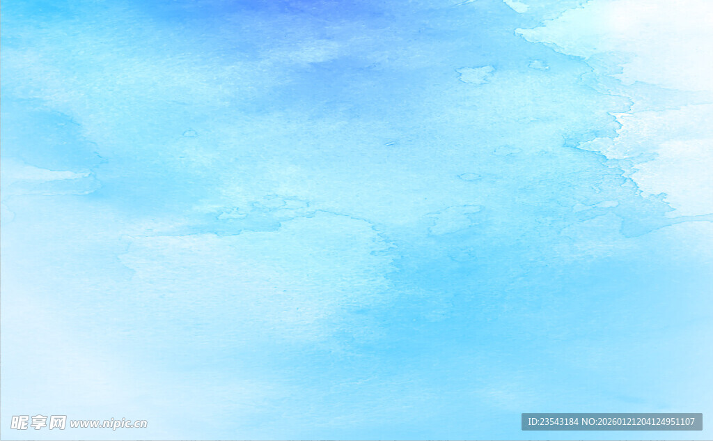 蓝色水彩背景