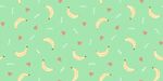 浅绿色香蕉图案背景