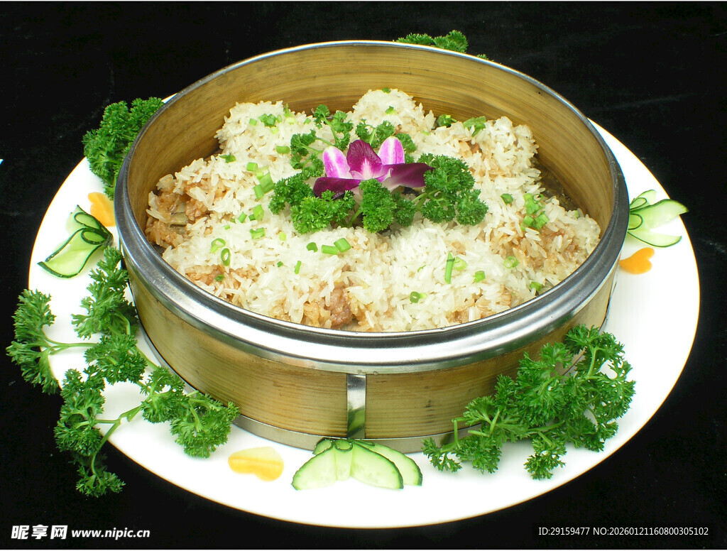 美味蒸笼米饭