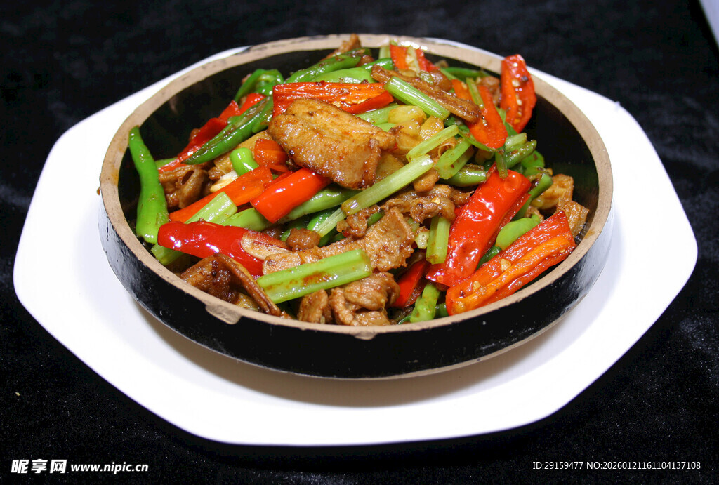 美味铁板什锦蔬菜