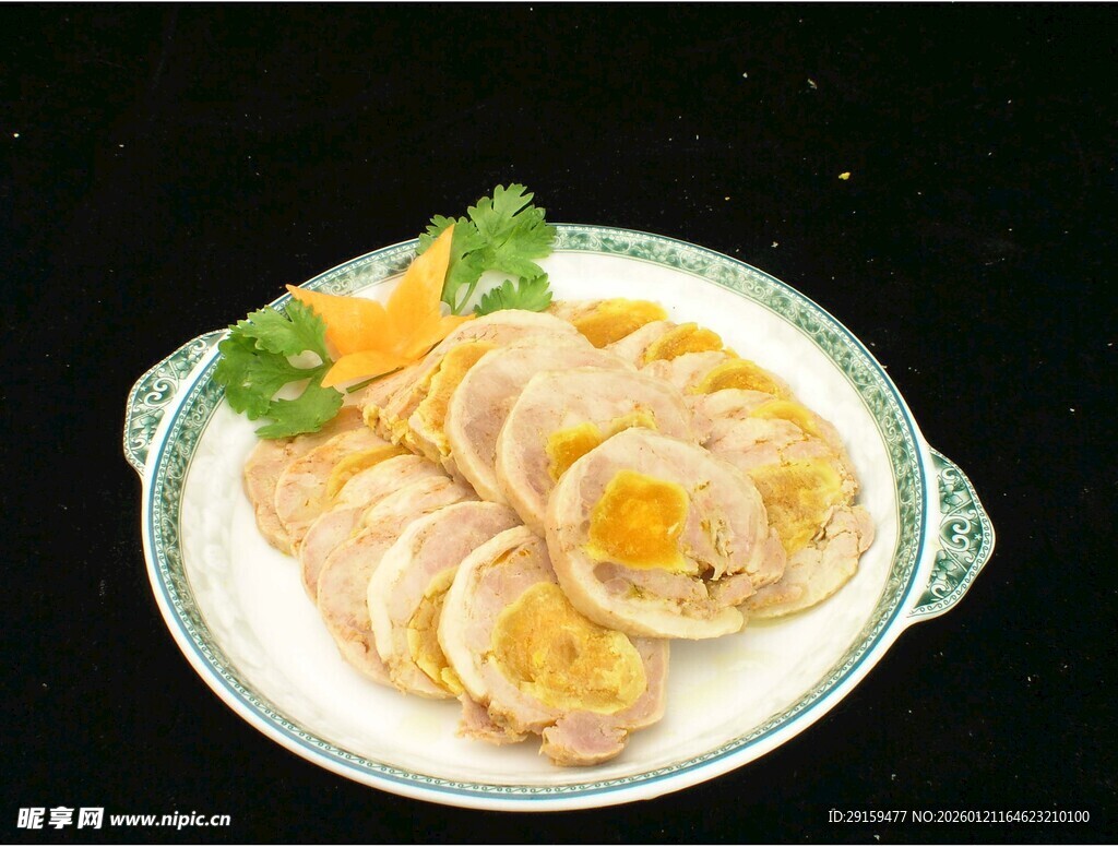 美味切盘蛋黄卷