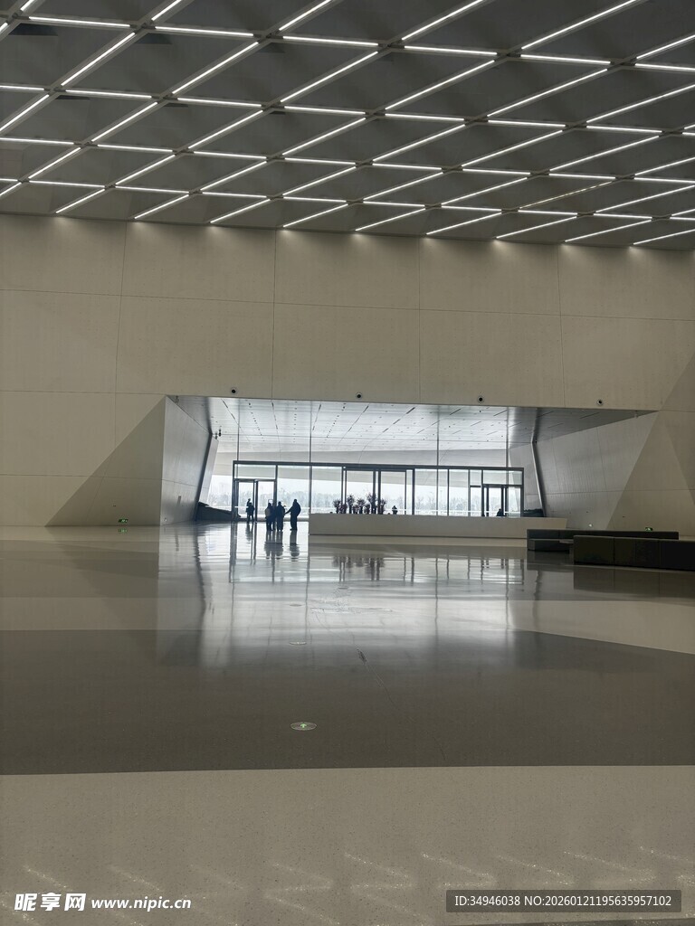 现代风格空旷室内空间