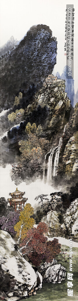 壮丽山川风景图