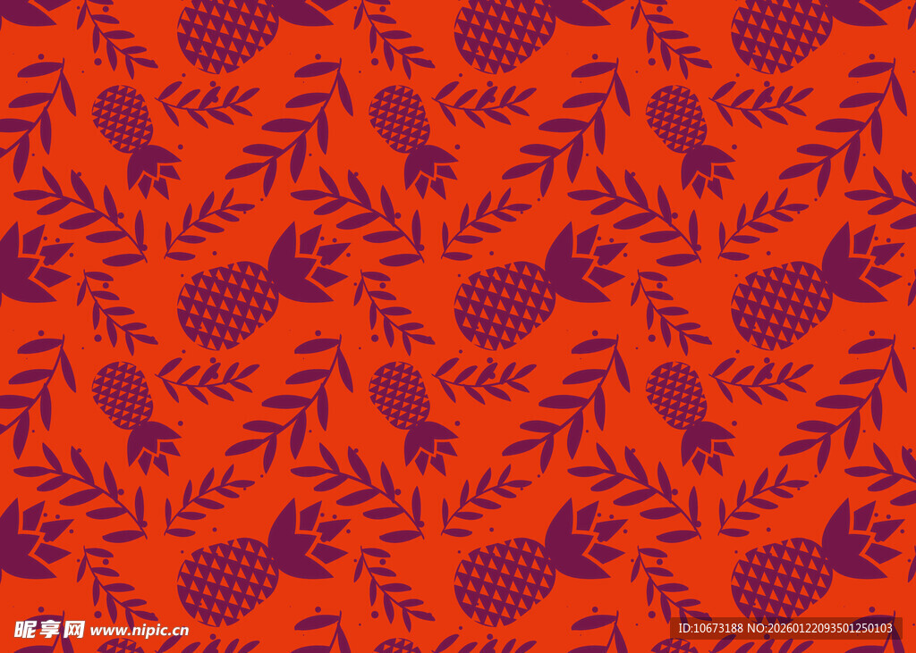 橙紫相间动物图案纹理