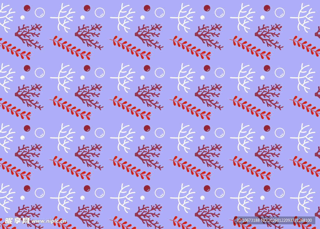 圣诞主题雪花图案背景