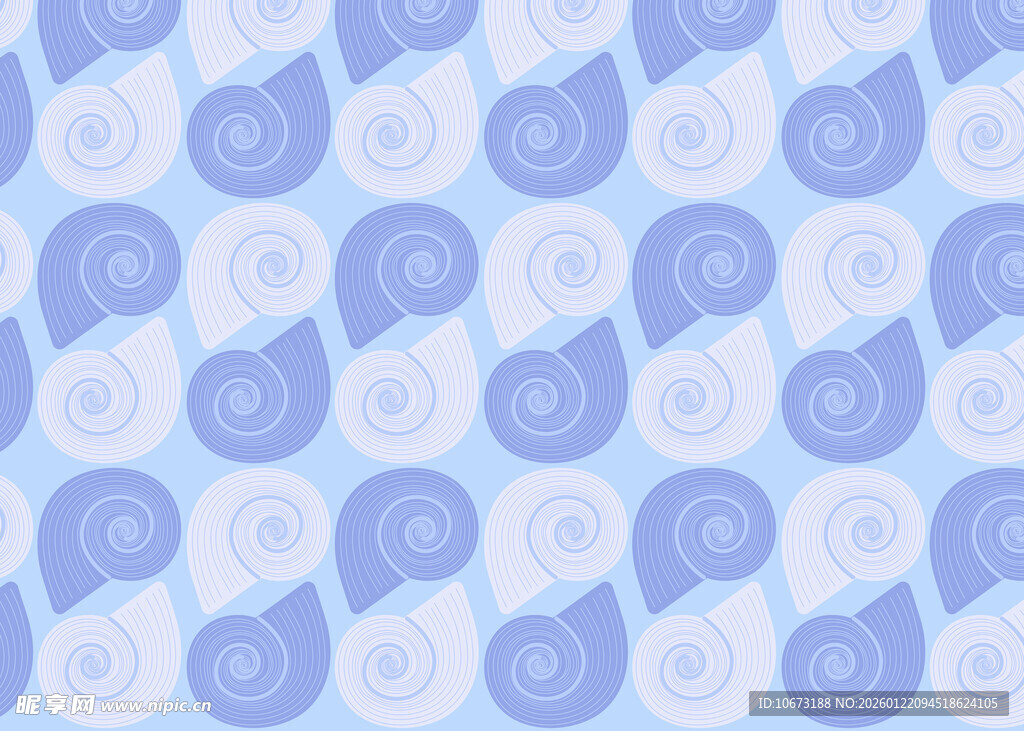 蓝白色螺旋图案背景纹理