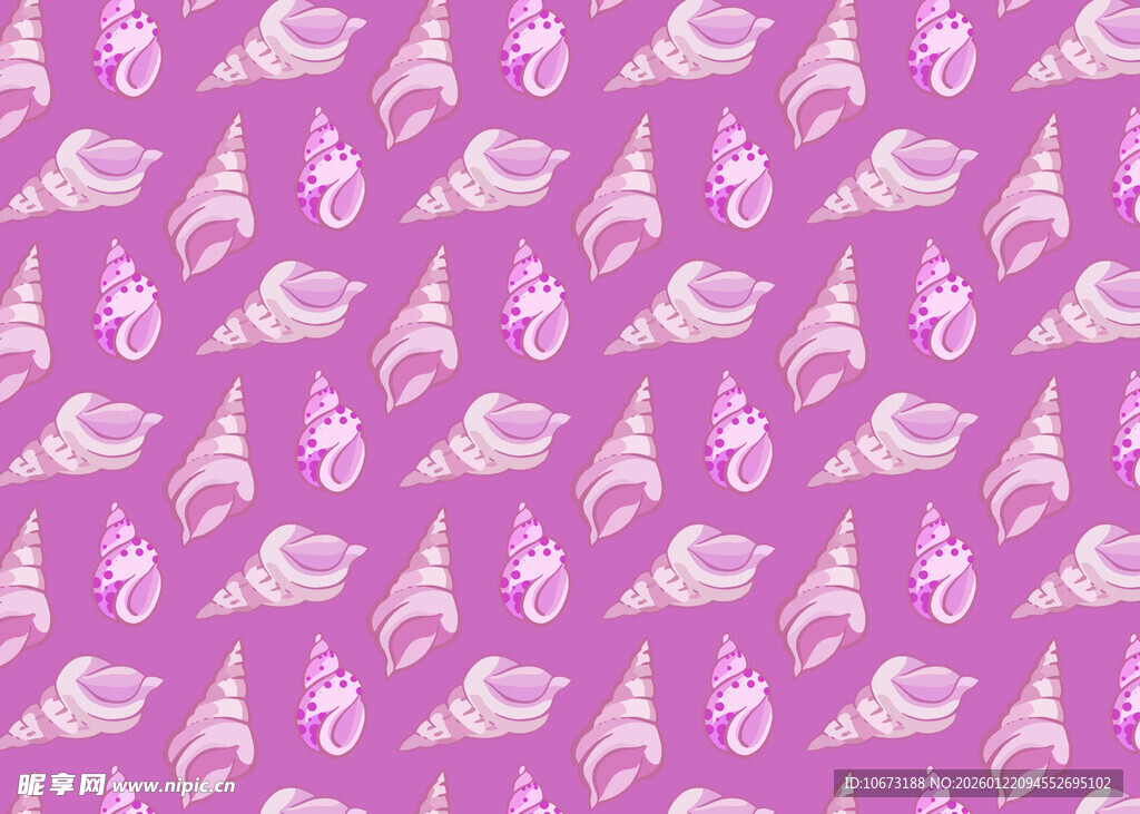 紫色贝壳图案背景纹理