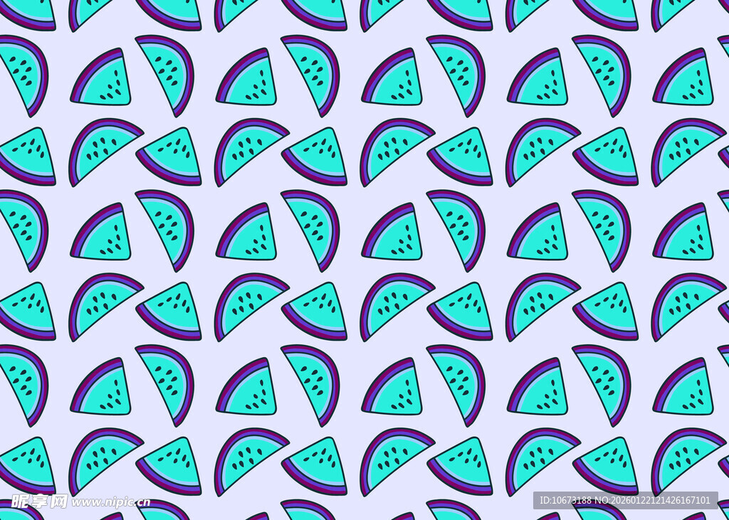 蓝绿几何图案无缝背景