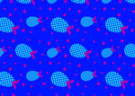 蓝色波点图案背景
