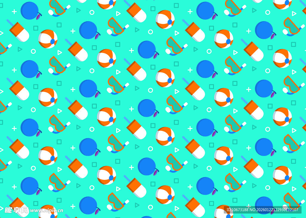 圣诞元素图案背景