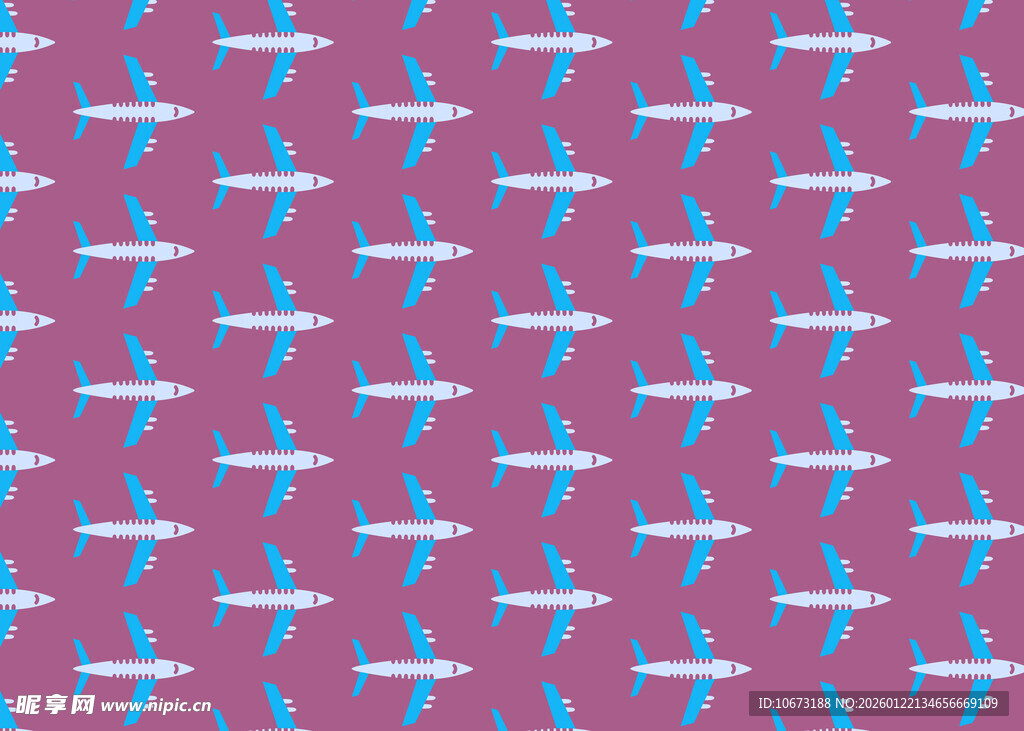 粉色背景飞机图案纹理