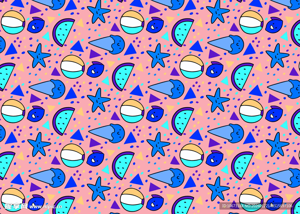 梦幻星空飞船图案背景