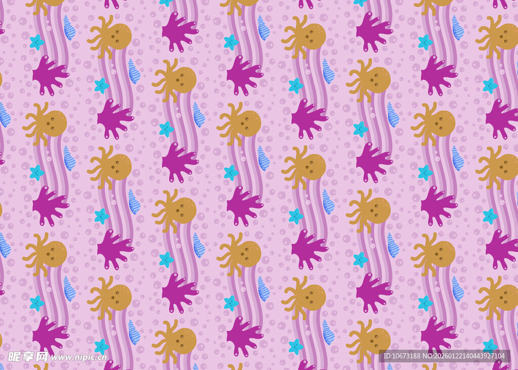 热带植物图案背景纹理