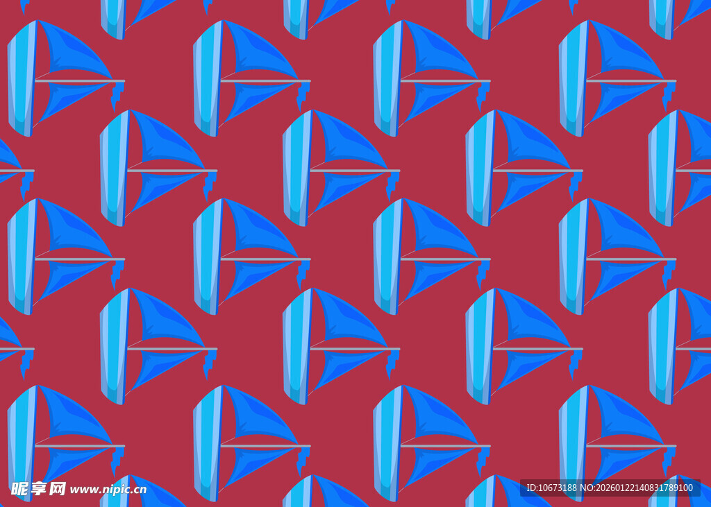 红蓝几何图案背景纹理