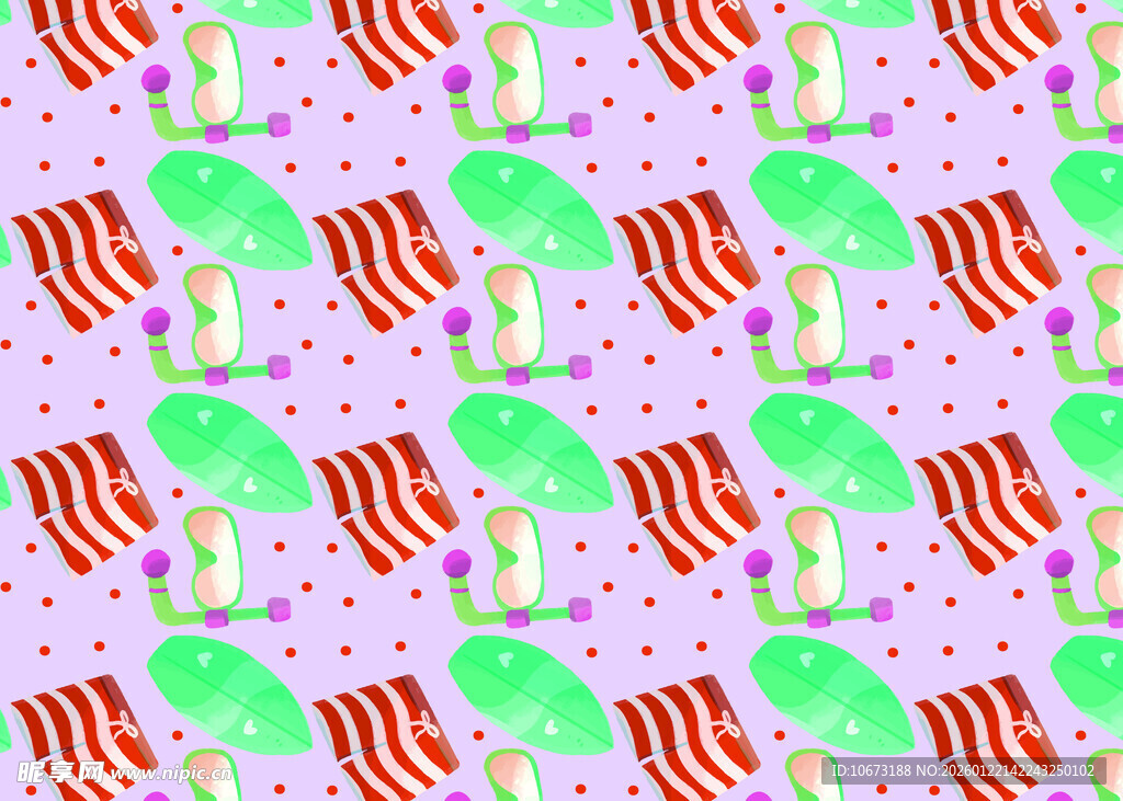 多彩气球与条纹图案背景