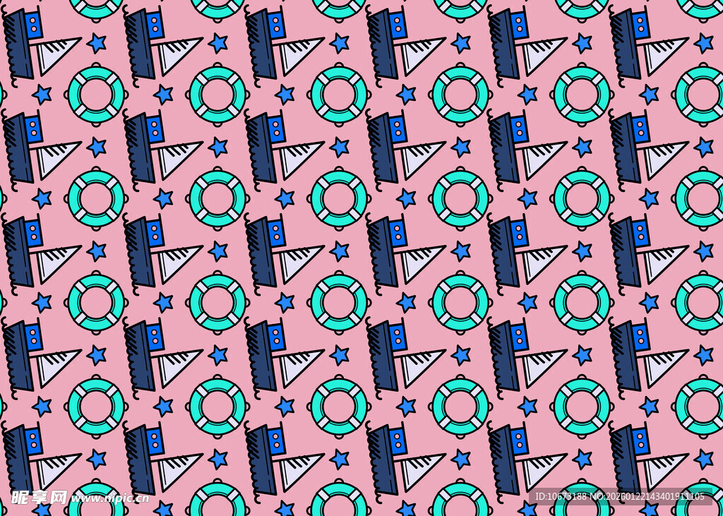 几何图案粉色背景装饰图