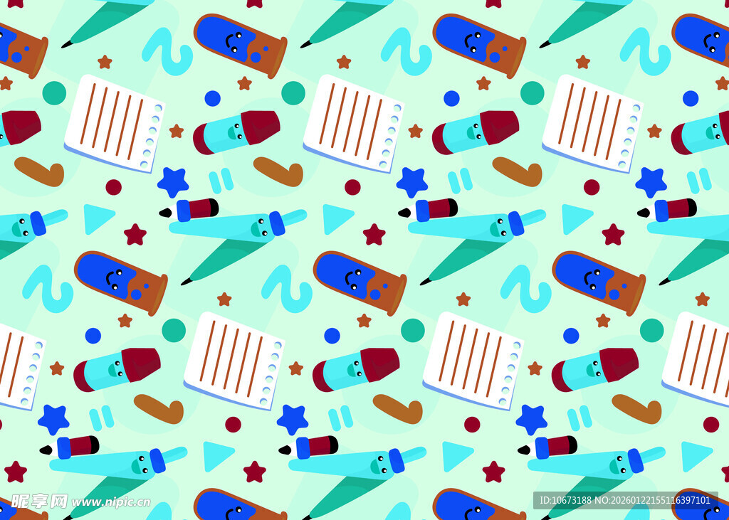 夏日清凉冰淇淋图案背景